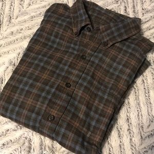 brown flannel